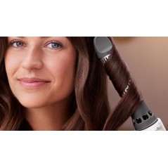 Philips Silky Whiteshell Metallic Hair Styler BHA710 - Effortless Shine & Smooth Styles